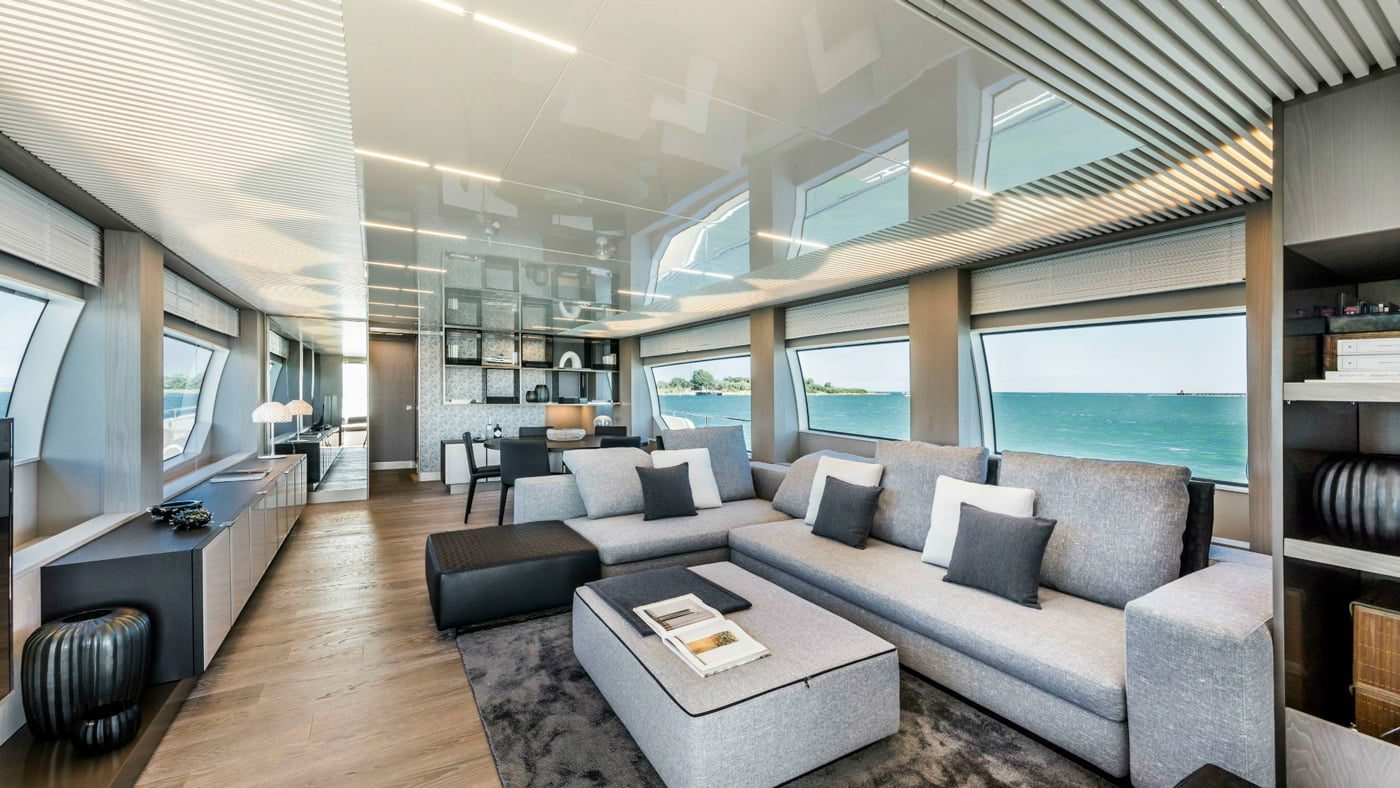 Ferretti Yachts 850 — interna 1